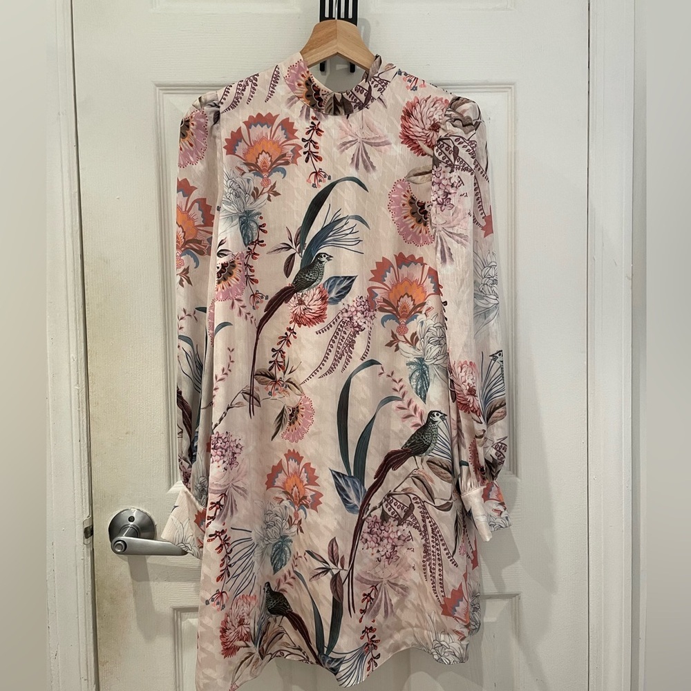 Ted Baker Floral Long Sleeve Dress